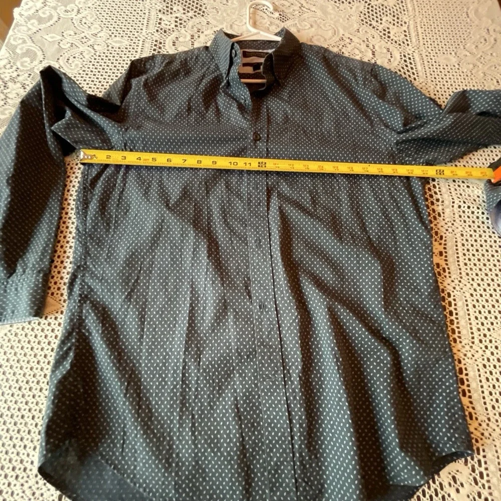 Banana Republic Custom 078‎ Wash Shirt Slim Fit Blue Large